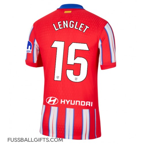 Atletico Madrid Clement Lenglet #15 Fußballbekleidung Heimtrikot 2024-25 Kurzarm